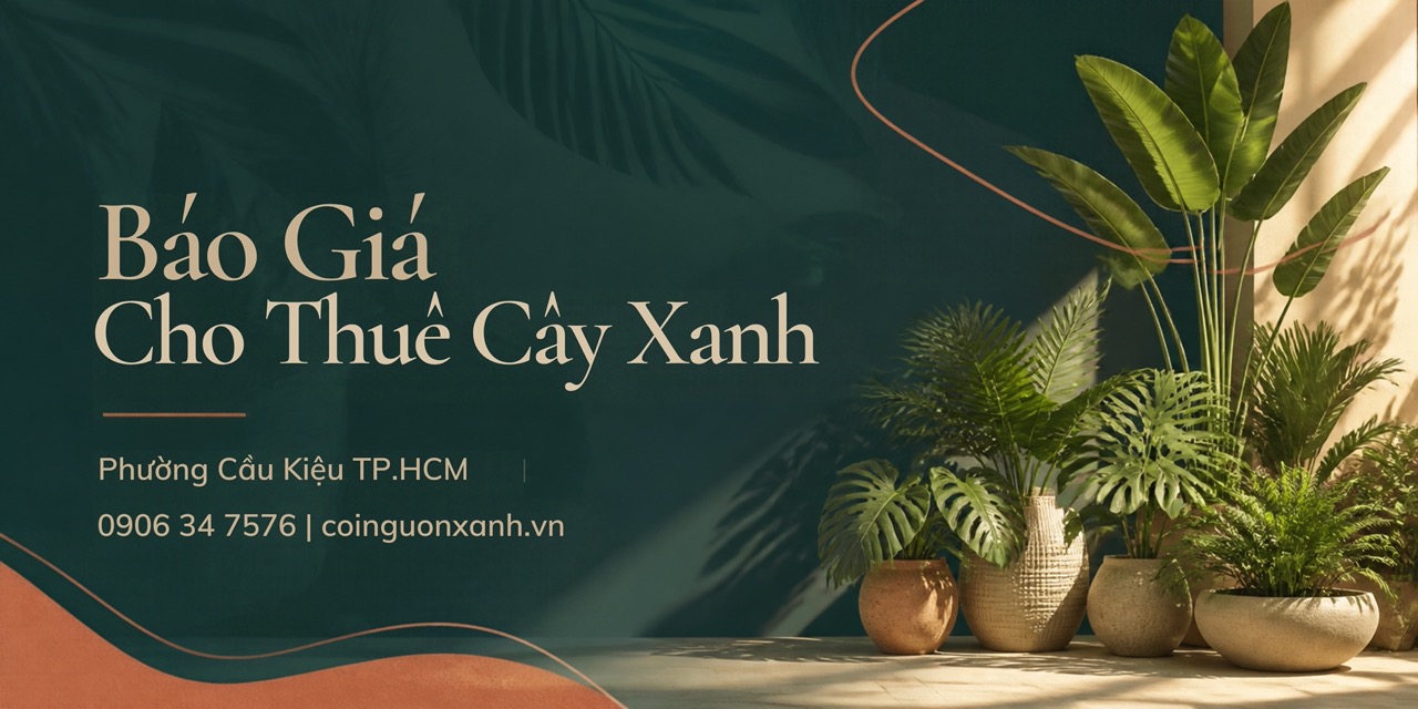 Báo Giá Cho Thuê Cây Xanh Ở Phường Cầu Kiệu TP.HCM Mới Nhất