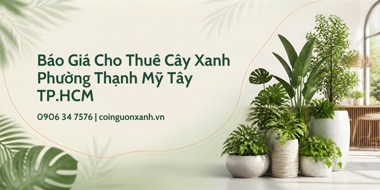 Báo Giá Cho Thuê Cây Xanh Ở Phường Thạnh Mỹ Tây TP.HCM