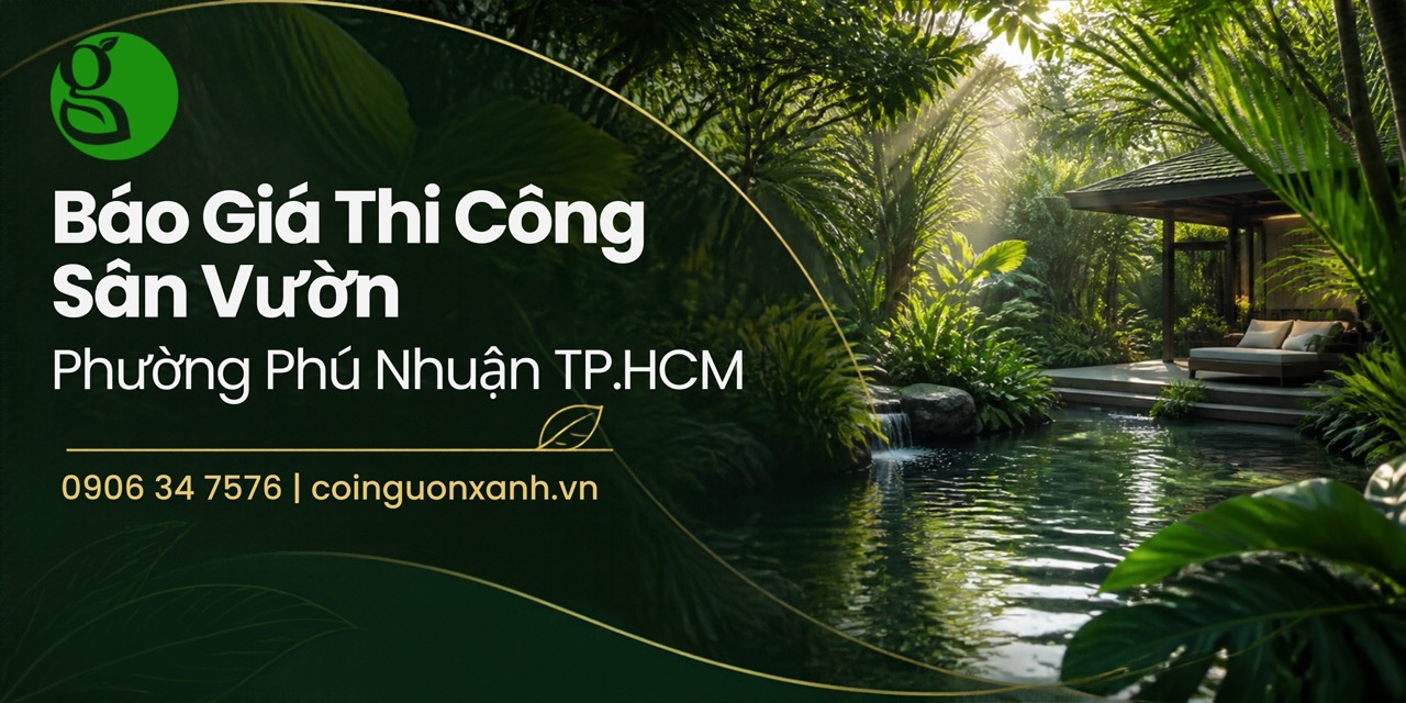 Báo Giá Thi Công Sân Vườn Ở Phường Phú Nhuận TP.HCM Mới Nhất