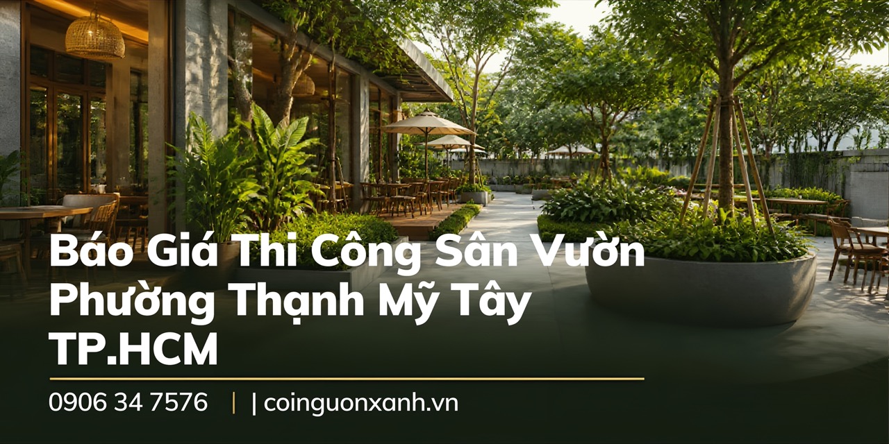 Báo Giá Thi Công Sân Vườn Ở Phường Thạnh Mỹ Tây TP.HCM