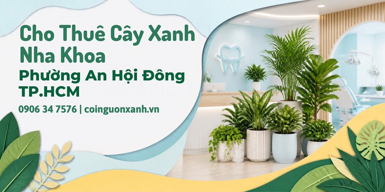 Cho Thuê Cây Xanh Nha Khoa Ở Phường An Hội Đông TP.HCM – Không Gian Xanh, Chuyên Nghiệp