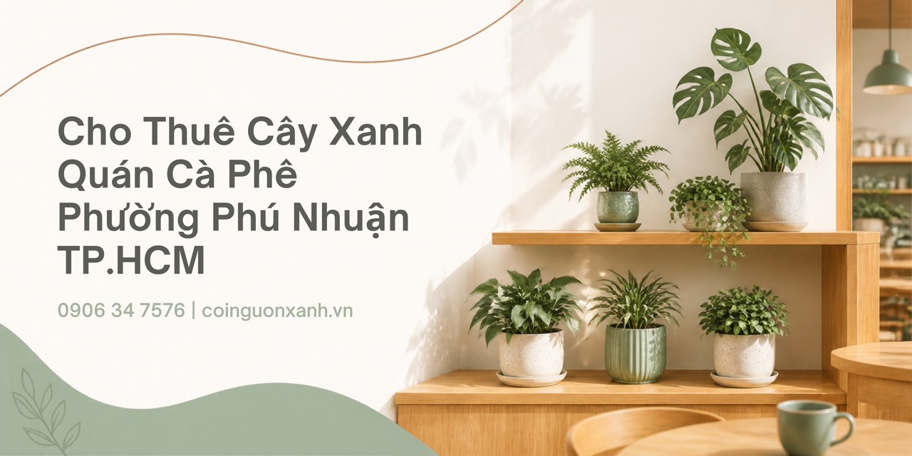 Cho Thuê Cây Xanh Quán Cà Phê Ở Phường Phú Nhuận TP.HCM