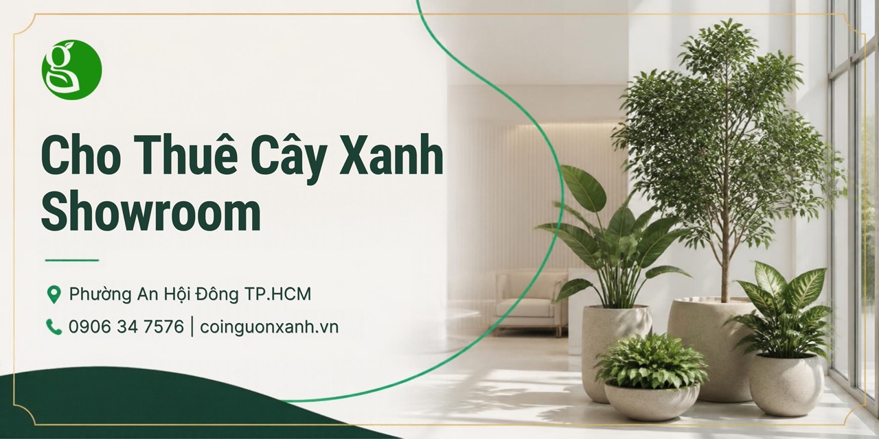 Cho Thuê Cây Xanh Showroom Ở Phường An Hội Đông TP.HCM – Nâng Tầm Không Gian Trưng Bày