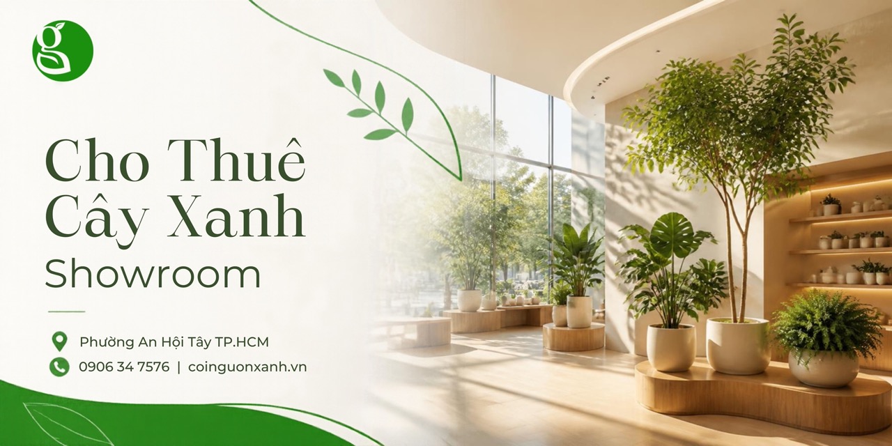 Cho Thuê Cây Xanh Showroom Ở Phường An Hội Tây TP.HCM – Nâng Tầm Không Gian Trưng Bày
