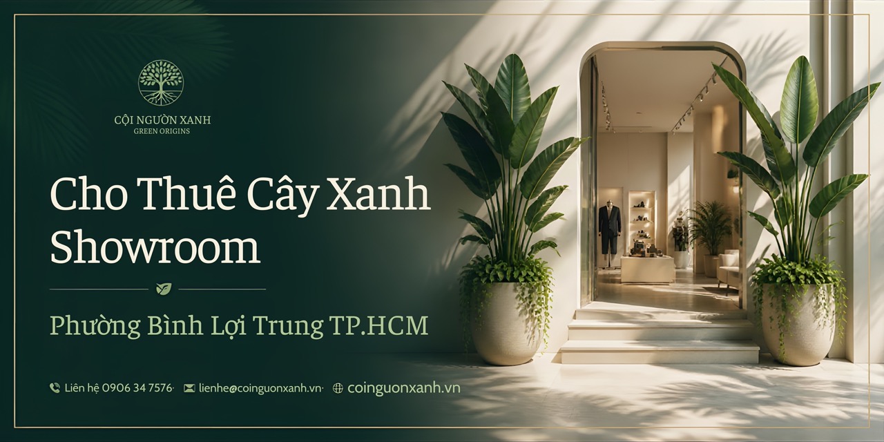 Cho Thuê Cây Xanh Showroom Ở Phường Bình Lợi Trung TP.HCM