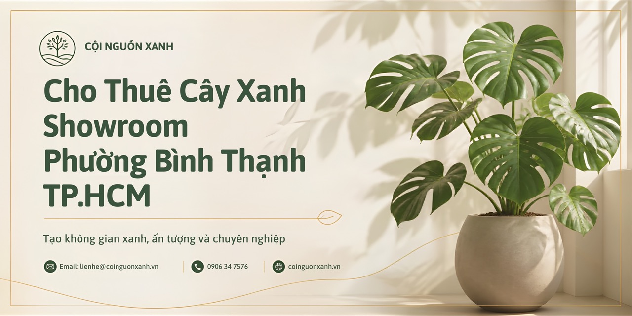 Cho Thuê Cây Xanh Showroom Ở Phường Bình Thạnh TP.HCM