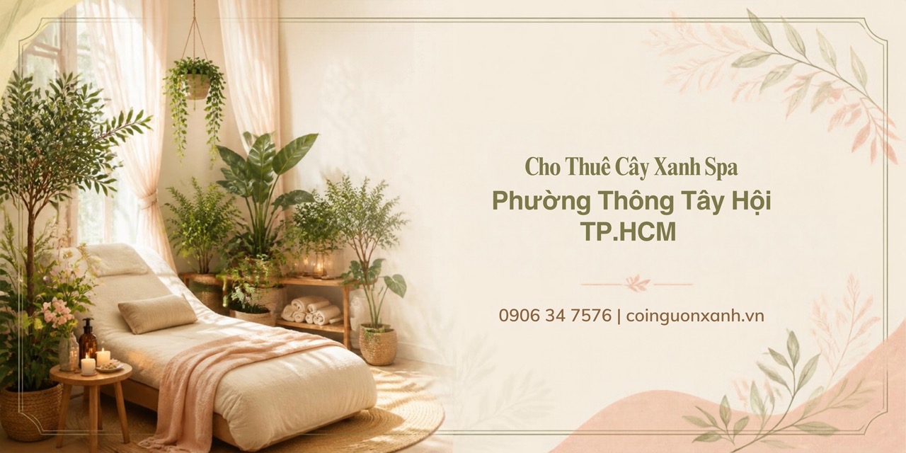 Cho Thuê Cây Xanh Spa Ở Phường Thông Tây Hội TP.HCM – Không Gian Xanh, Thư Giãn