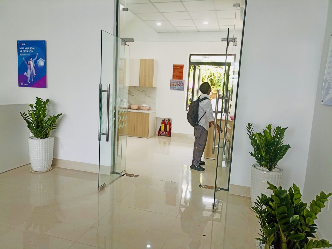 Cho Thuê Cây Xanh Văn Phòng Tại Ngân Hàng MB Phú Xuân Quận 7 – Nâng Tầm Không Gian Làm Việc Chuyên Nghiệp