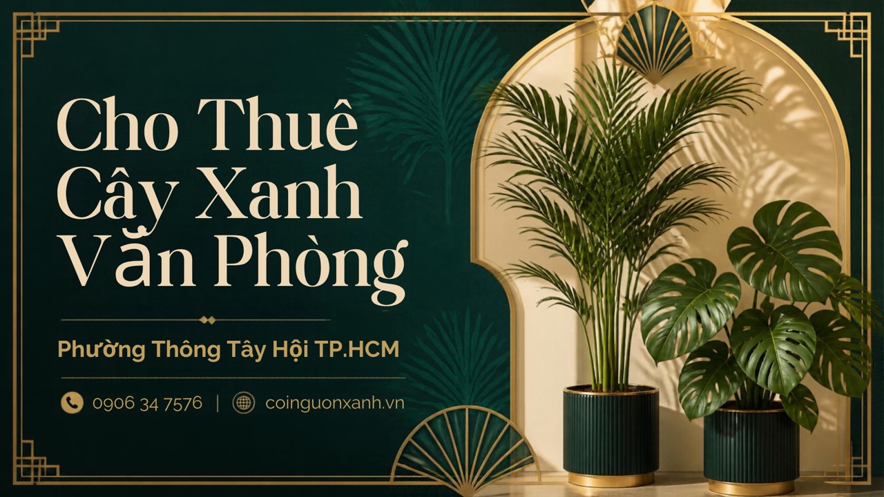 Cho Thuê Cây Xanh Văn Phòng Ở Phường Thông Tây Hội TP.HCM – Không Gian Xanh, Chuyên Nghiệp