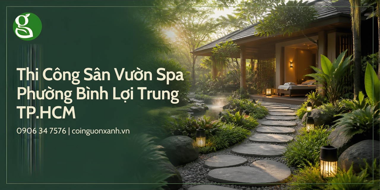 Thi Công Sân Vườn Spa Ở Phường Bình Lợi Trung TP.HCM