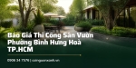 Báo Giá Thi Công Sân Vườn Ở Phường Bình Hưng Hòa TP.HCM