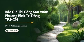 Báo Giá Thi Công Sân Vườn Ở Phường Bình Trị Đông TP.HCM Mới Nhất