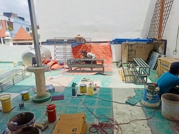 Khảo Sát Thi Công Trồng Cây Cho Spa Ở Quận 10 TP.HCM