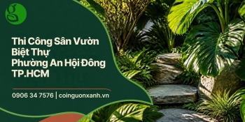 Thi Công Sân Vườn Biệt Thự Ở Phường An Hội Đông TP.HCM Đẹp, Đẳng Cấp
