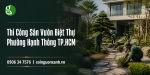 Thi công sân vườn biệt thự ở Phường Hạnh Thông TP.HCM – Đẹp, Sang, Chuẩn Thiết Kế