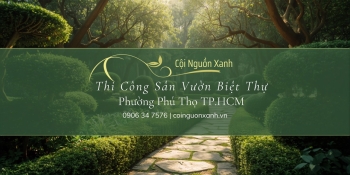 Thi công sân vườn biệt thự tại Phường Phú Thọ TP.HCM – Đẹp, sang trọng, bền vững