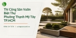 Thi Công Sân Vườn Biệt Thự Ở Phường Thạnh Mỹ Tây TP.HCM