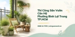 Thi công sân vườn căn hộ ở Phường Bình Lợi Trung TP.HCM – Đẹp, xanh, tối ưu diện tích