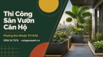 Thi Công Sân Vườn Căn Hộ Ở Phường Đức Nhuận TP.HCM Đẹp, Xanh Mát