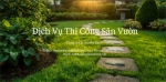 Thi công sân vườn