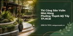 Thi Công Sân Vườn Nhà Hàng Ở Phường Thạnh Mỹ Tây TP.HCM