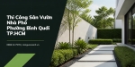 Thi Công Sân Vườn Nhà Phố Ở Phường Bình Quới TP.HCM Đẹp, Chuyên Nghiệp
