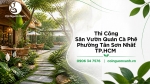 Thi Công Sân Vườn Quán Cà Phê Ở Phường Tân Sơn Nhất TP.HCM Đẹp, Ấn Tượng