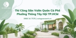 Thi Công Sân Vườn Quán Cà Phê Ở Phường Thông Tây Hội TP.HCM