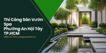 Thi Công Sân Vườn Spa Ở Phường An Hội Tây TP.HCM – Không Gian Thư Giãn Xanh, Sang Trọng