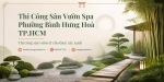 Thi Công Sân Vườn Spa Ở Phường Bình Hưng Hòa TP.HCM Đẹp, Thư Giãn