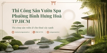 Thi Công Sân Vườn Spa Ở Phường Bình Hưng Hòa TP.HCM Đẹp, Thư Giãn