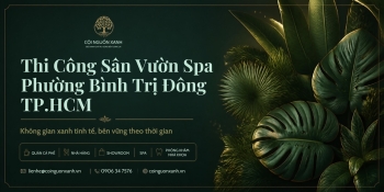 Thi Công Sân Vườn Spa Tại Phường Bình Trị Đông TP.HCM – Đẹp, Thư Giãn, Chuyên Nghiệp