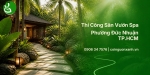 Thi Công Sân Vườn Spa Ở Phường Đức Nhuận TP.HCM – Không Gian Thư Giãn Xanh, Sang Trọng