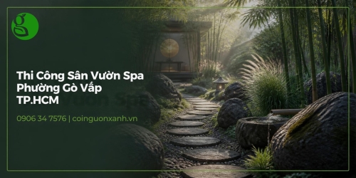 Thi Công Sân Vườn Spa Ở Phường Gò Vấp TP.HCM – Không Gian Thư Giãn Xanh